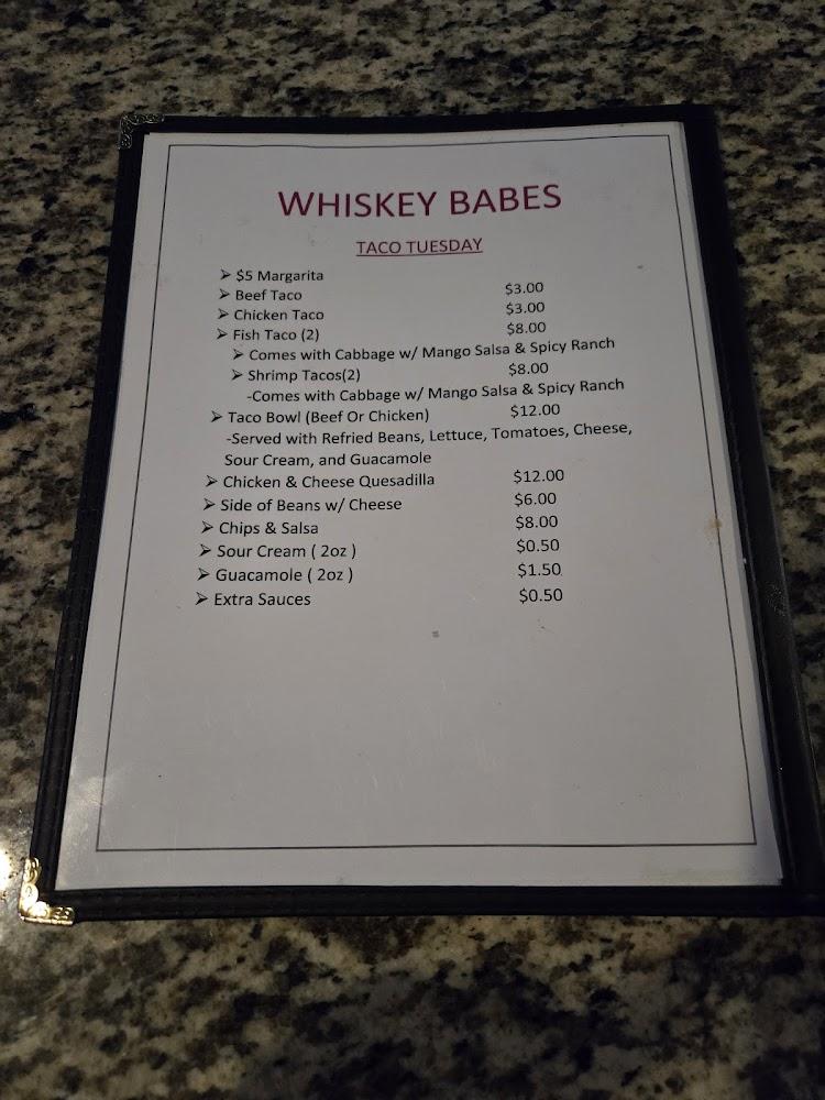 Whiskey Babes Menu image 3
